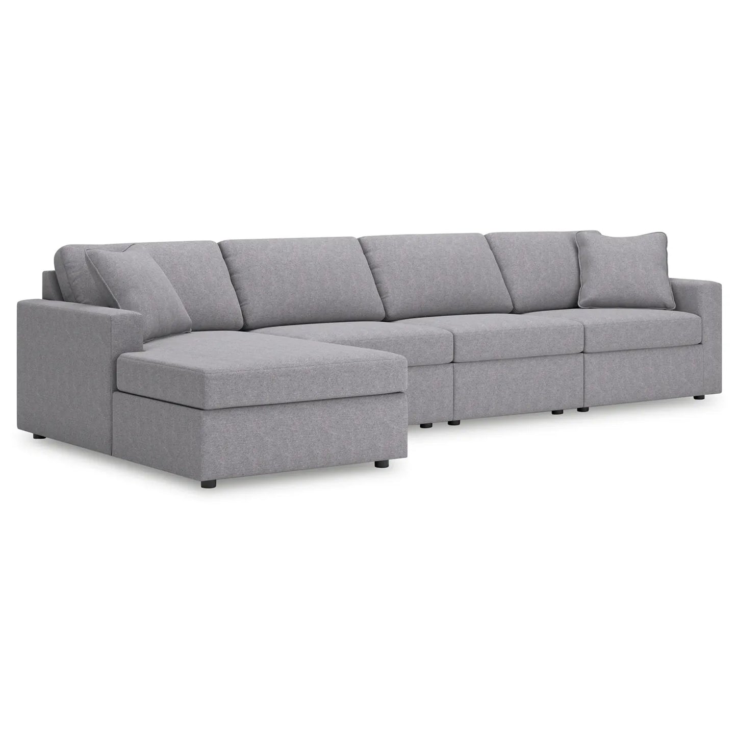 Modmax - Granite - 4-Piece Sectional With Laf Corner Chaise