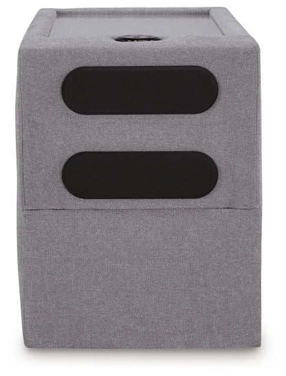 Modmax - Granite - 5 Piece Double Chaise Sectional With Audio Console