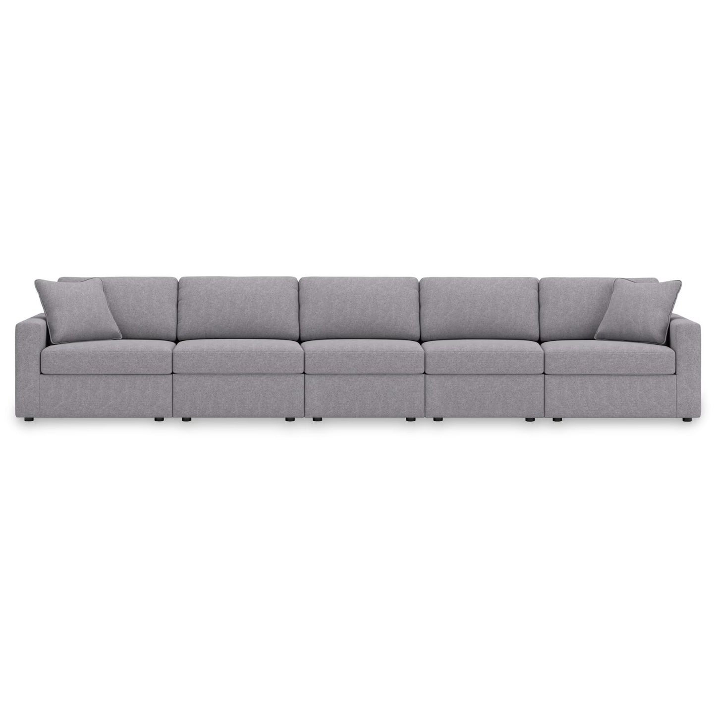 Modmax - Granite - 5-Piece Sectional With 3 Armless Chairs