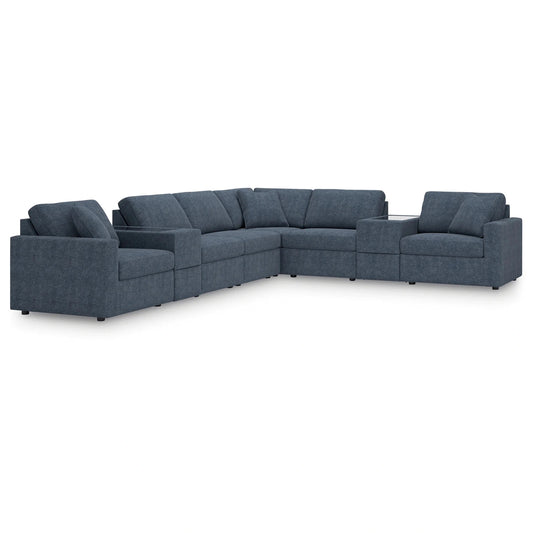 Modmax - Ink - 8-Piece Sectional With 2 Storage Consoles