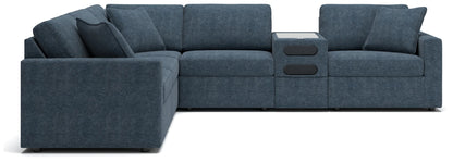 Modmax - Ink - 6-Piece Sectional With Audio System Console 1