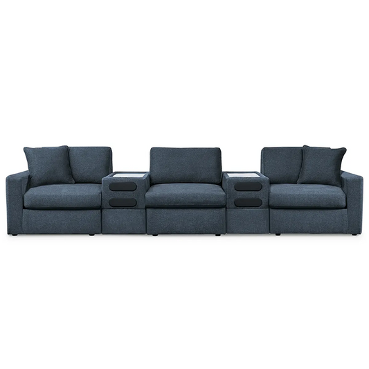 Modmax - Ink - 5-Piece Sectional With 2 Audio System Consoles