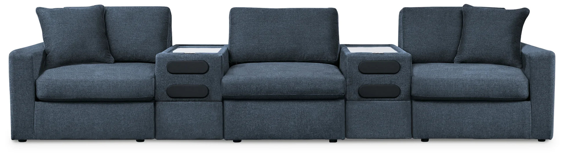 Modmax - Ink - 5-Piece Sectional With 2 Audio System Consoles