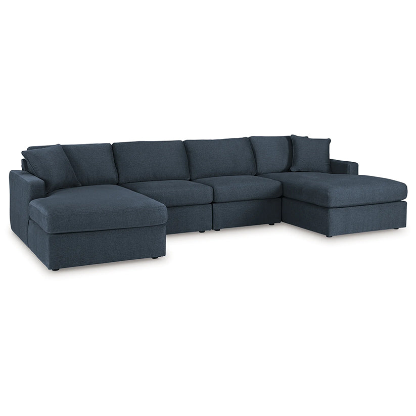 Modmax - Ink - 4-Piece Sectional With Laf And Raf Corner Chaises