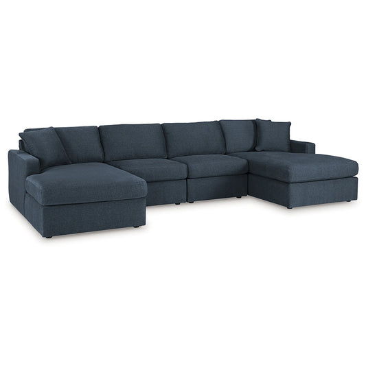 Modmax - Ink - 4-Piece Sectional With Laf And Raf Corner Chaises