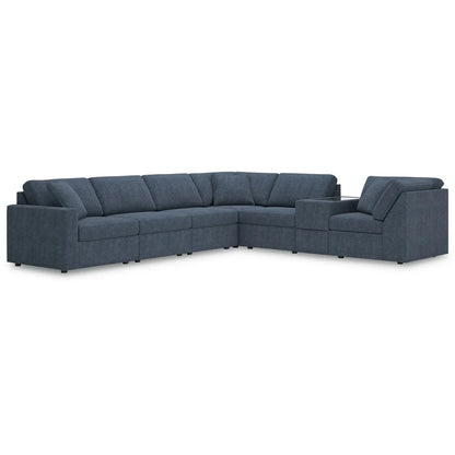 Modmax - Ink - 7-Piece Sectional With Storage Console And Laf Corner Chair