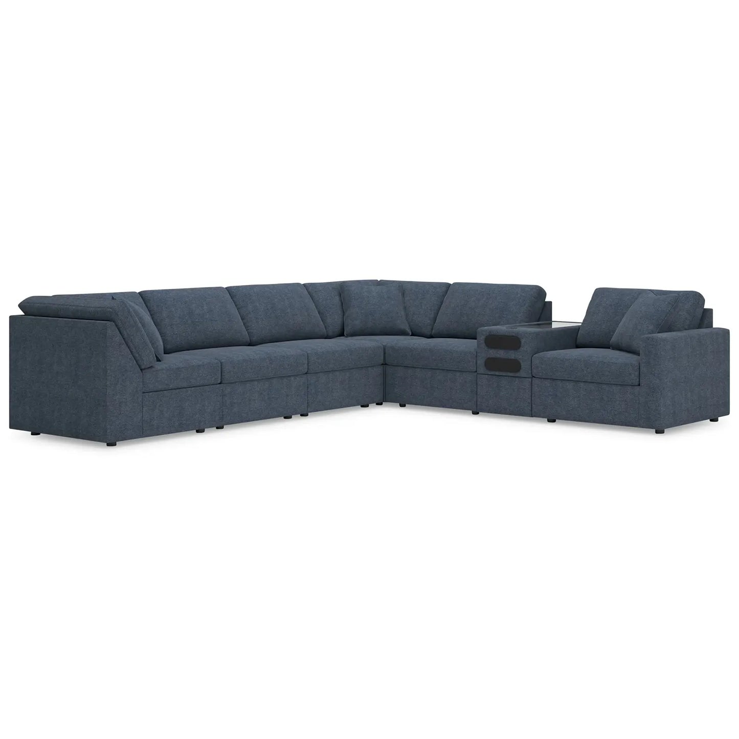 Modmax - Ink - 7-Piece Sectional With Audio System Console