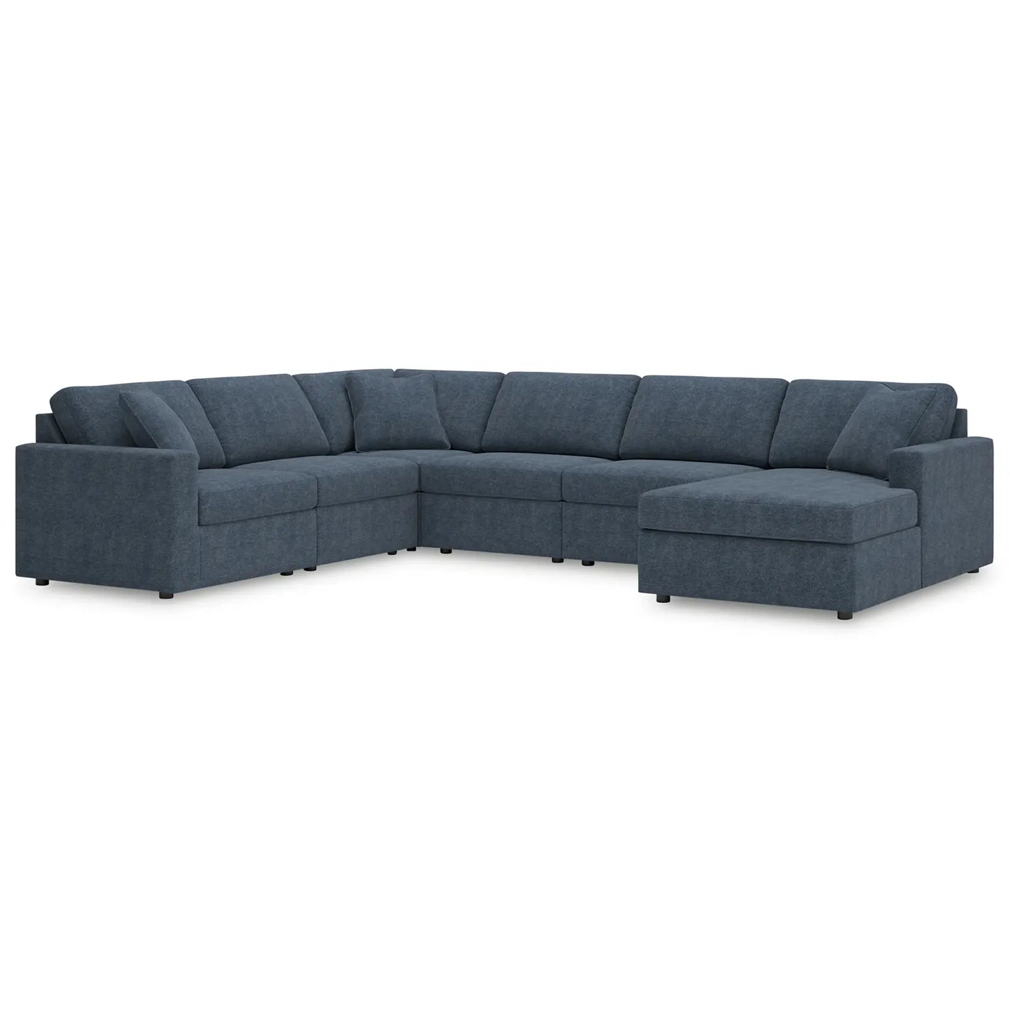 Modmax - Ink - 6-Piece Sectional With Raf Corner Chaise