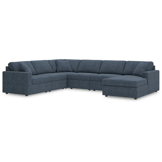 Modmax - Ink - 6-Piece Sectional With Raf Corner Chaise