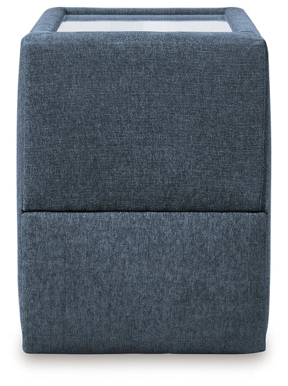 Modmax - Ink - 7-Piece Sectional With Laf And Raf Corner Chaises And With Storage Console