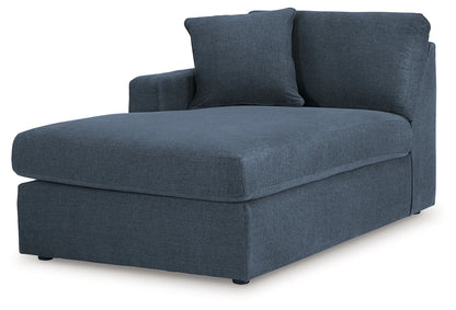 Modmax - Ink - 7-Piece Sectional With Laf And Raf Corner Chaises And With Storage Console