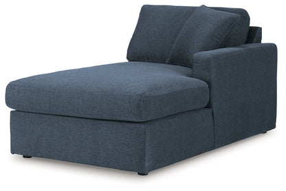 Modmax - Ink - 7-Piece Sectional With Laf And Raf Corner Chaises And With Storage Console