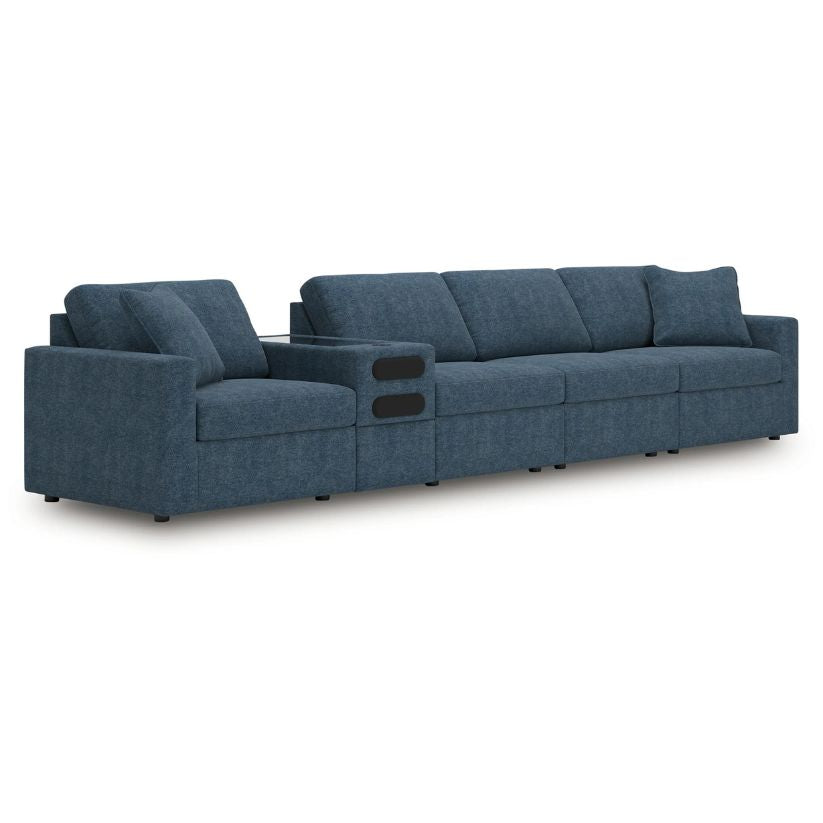 Modmax - Ink - 5-Piece Sectional With Audio Console