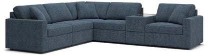 Modmax - Ink - 6-Piece Sectional With Storage Console
