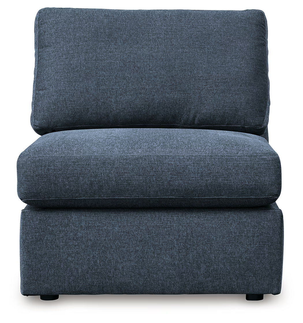 Modmax - Ink - 5-Piece Sectional With LAF / RAF Corner Chairs And 3 Armless Chairs