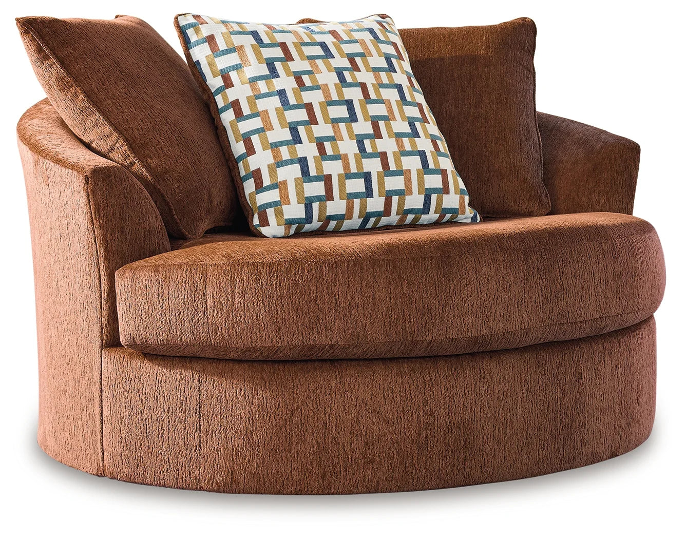 Laylabrook - Spice - Oversized Swivel Accent Chair