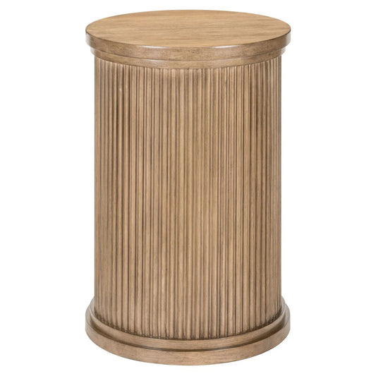 Haven Hills - Round Chairside Table - Camel Beige
