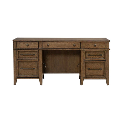 Carolina Park - Jr Executive Credenza - Brown