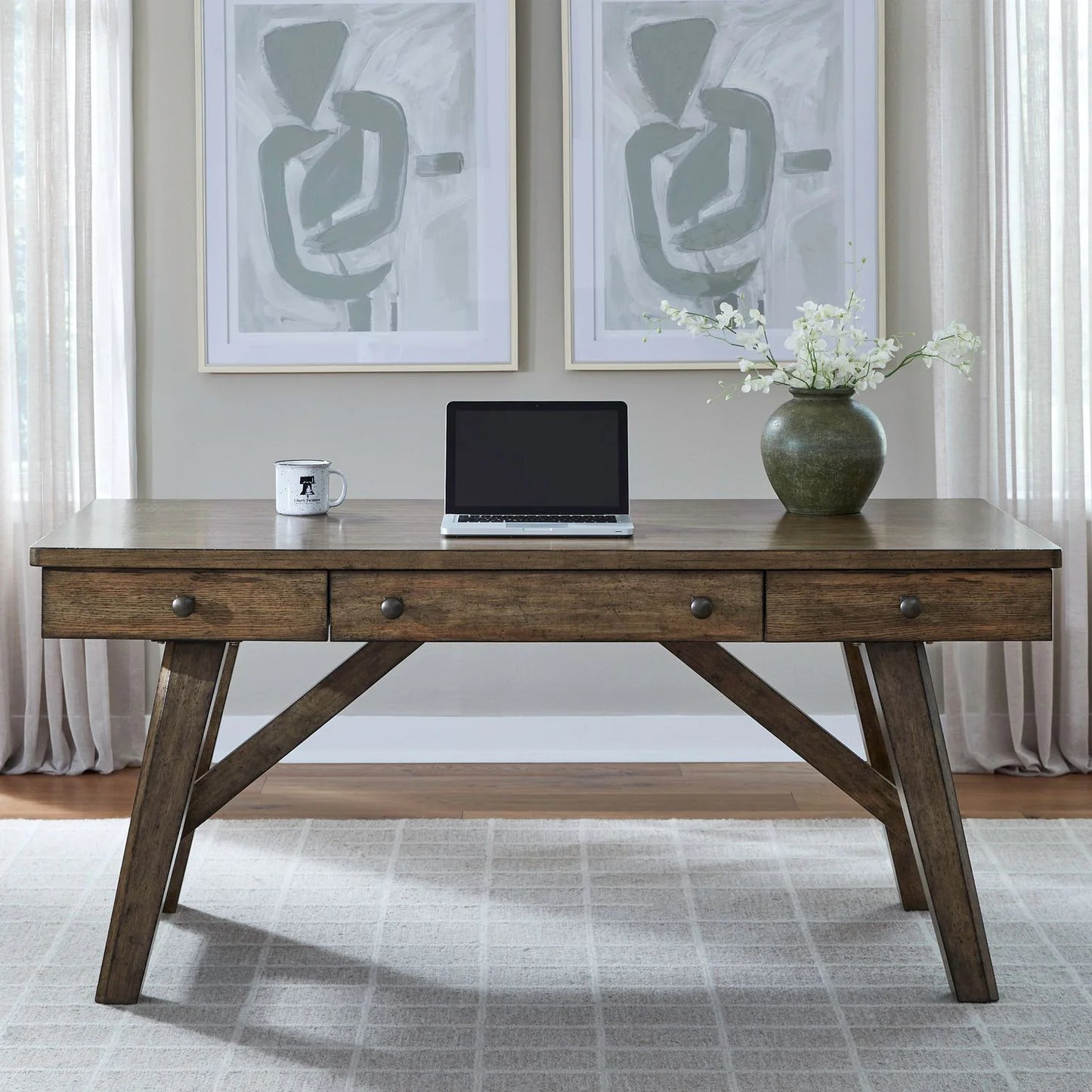 Carolina Park - Writing Desk - Brown