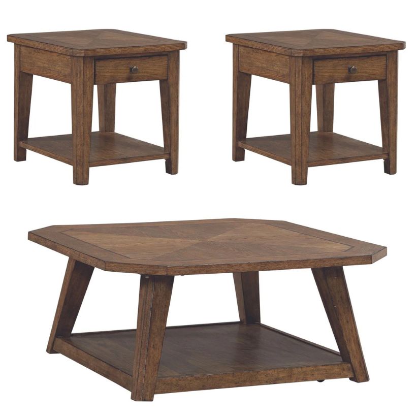 Carolina Park - 3 Piece Set - Brown