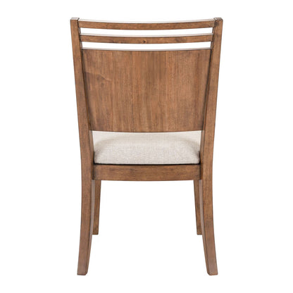 Shaker Lakes - Panel Back Side Chair (RTA) - Harvest Brown