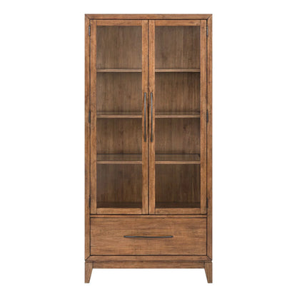 Shaker Lakes - Bunching Display Cabinet - Harvest Brown