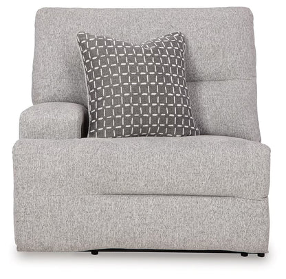 Acklen Place - 3-Piece Sectional With Storage Console - Pewter