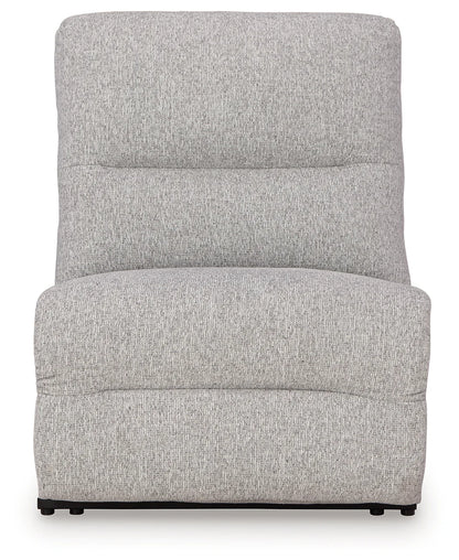 Acklen Place - 7-Piece Power Sectional Reclining Sofa With Storage Console - Pewter