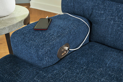 Acklen Place - Navy - 5-Piece Power Reclining Sectional