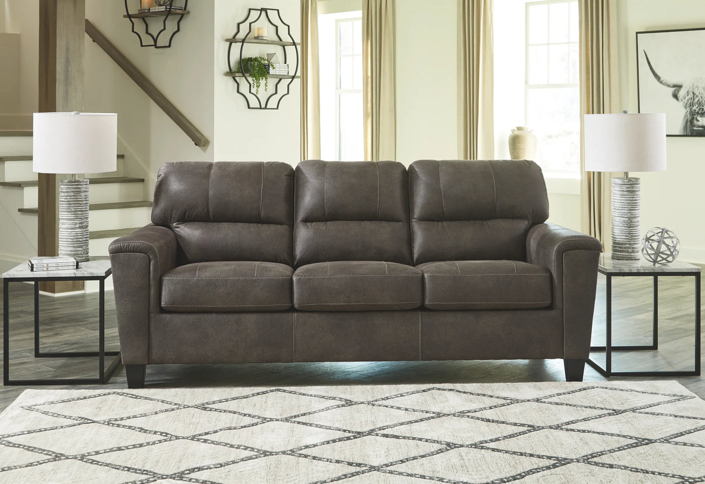 Navi - Smoke - 2 Pc. - Sofa, Loveseat
