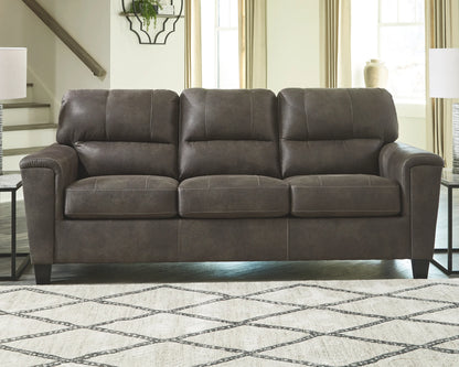Navi - Smoke - 3 Pc. - Sofa, Loveseat, Rocker Recliner