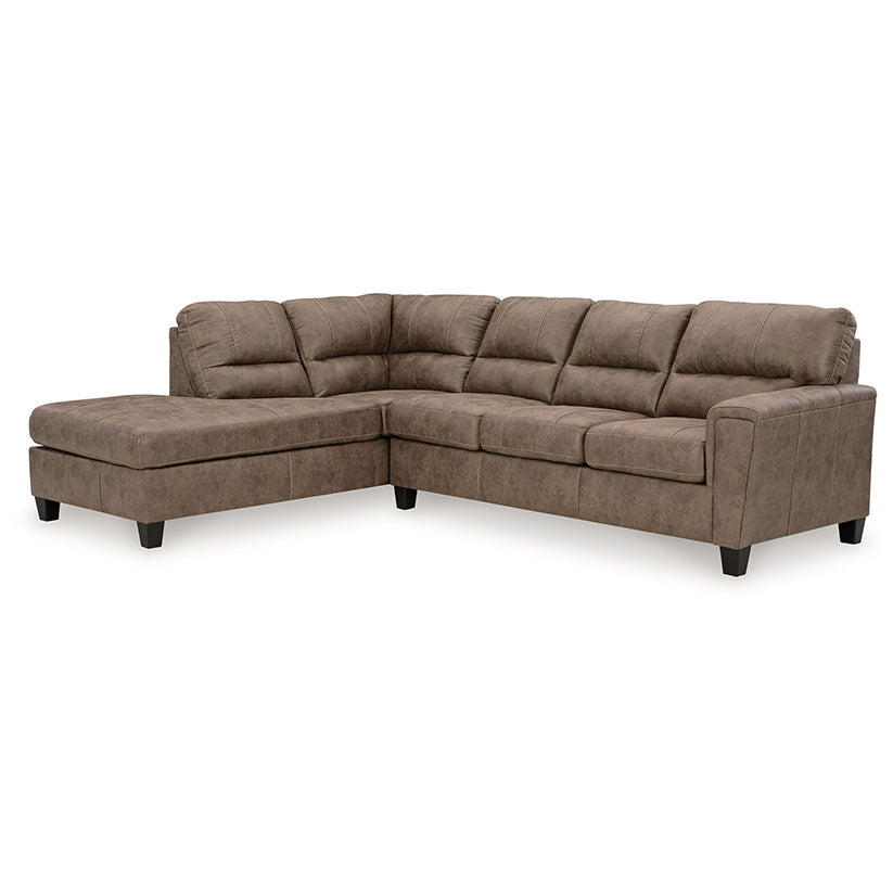 Navi - Fossil - 2-Piece Sectional Sofa With Laf Corner Chaise