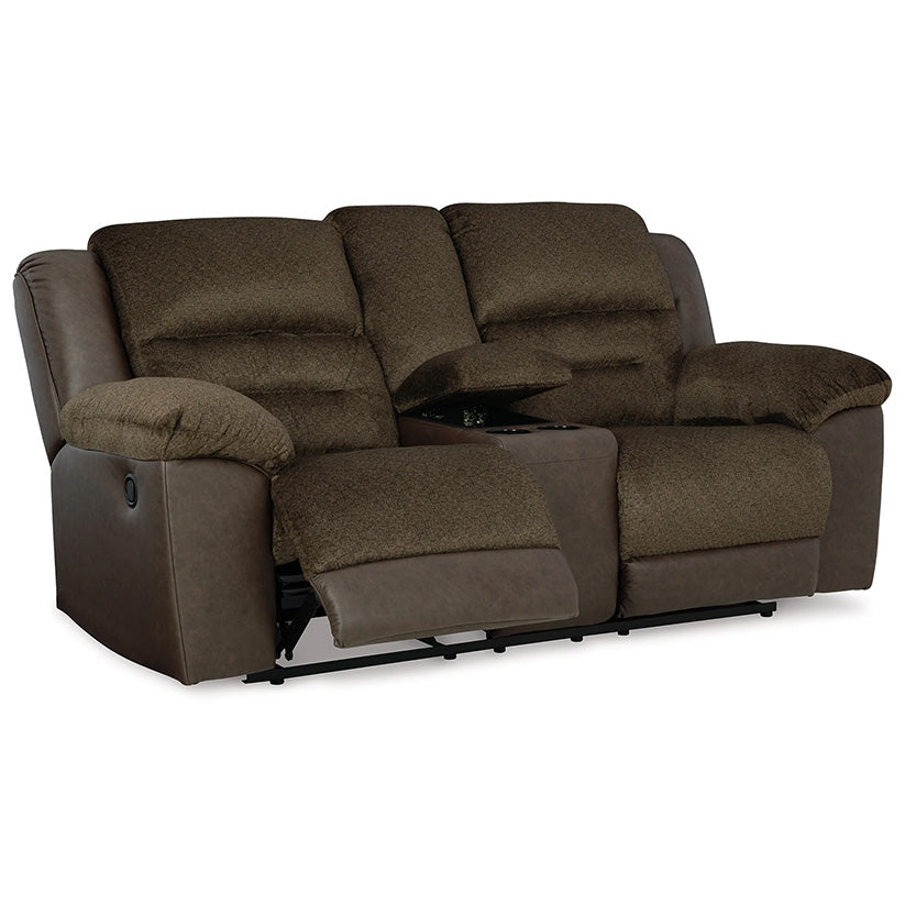 Dorman - Chocolate - Dbl Reclining Loveseat With Console