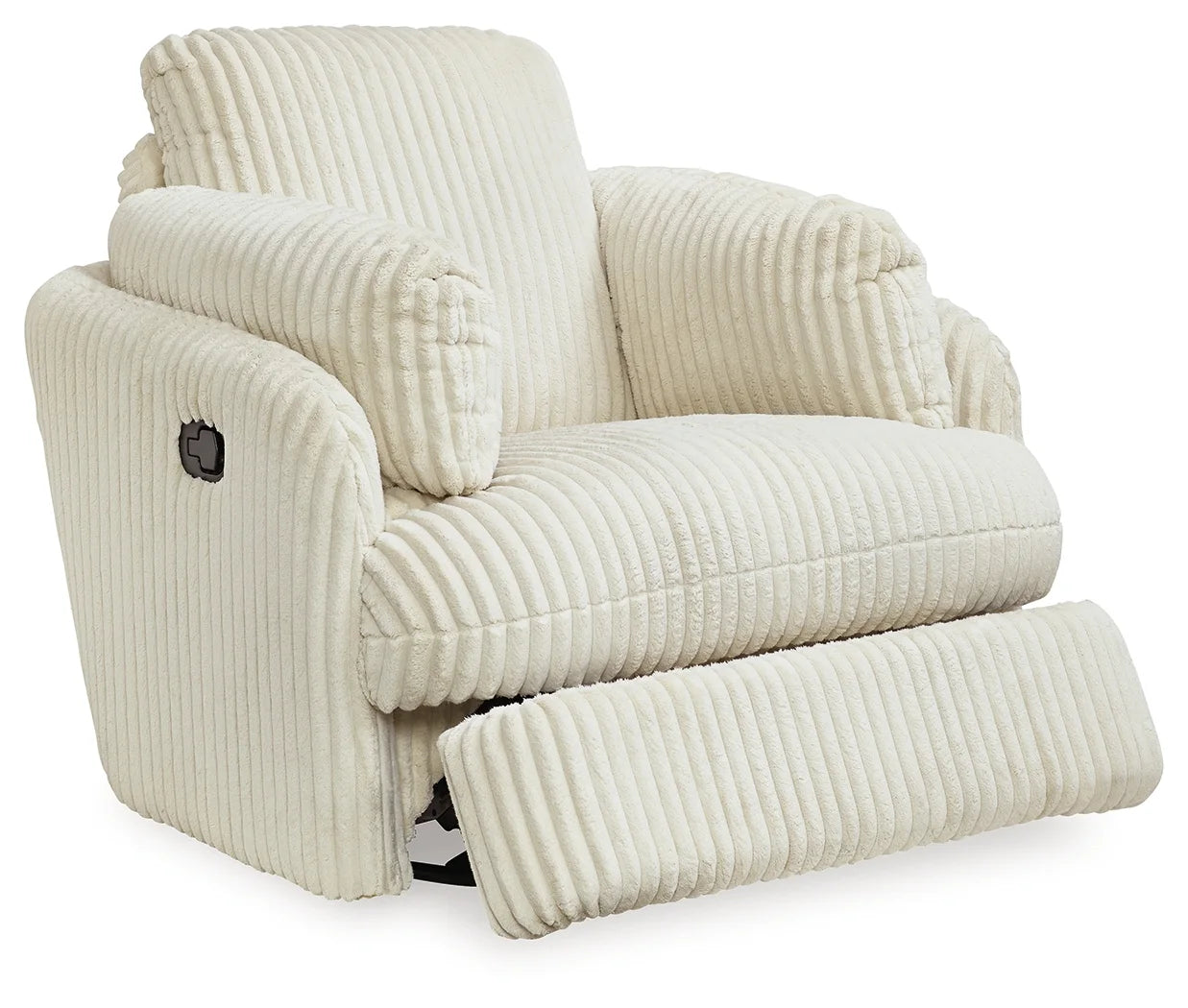 Tie-breaker - Ivory - Swivel Glider Recliner 2