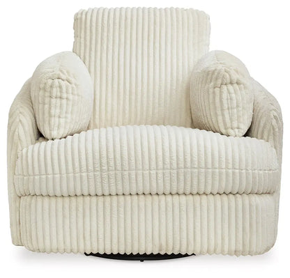 Tie-breaker - Ivory - Swivel Glider Recliner 3