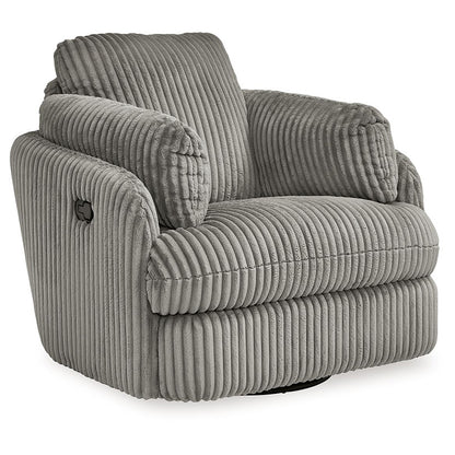 Tie-breaker - Fog - Swivel Glider Recliner