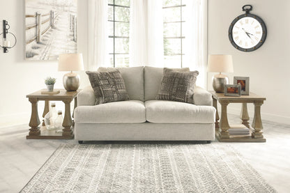 Soletren - Stone - 3 Pc. - Sofa, Loveseat, Swivel Accent Chair