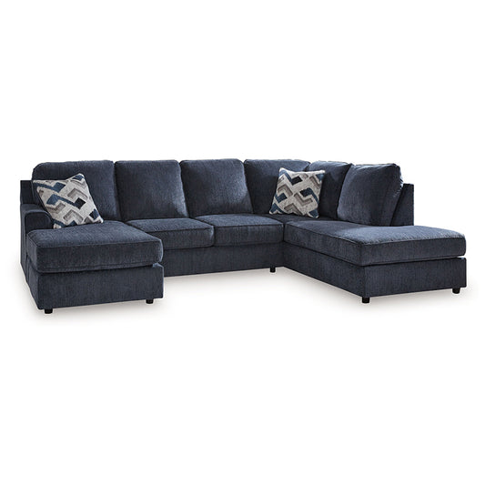 Albar Place - Cobalt - 2-Piece Sectional With Laf Sofa Chaise