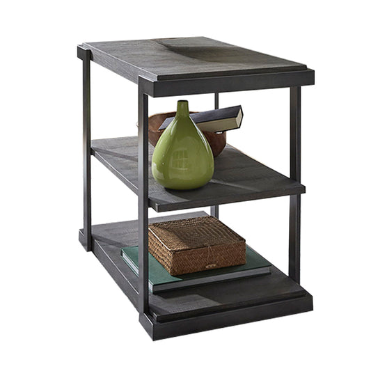 Modern View - Tiered End Table - Dark Gray