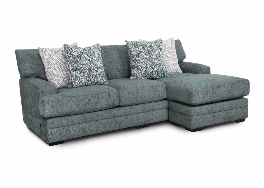Franklin "Emerald" Sofa Chaise