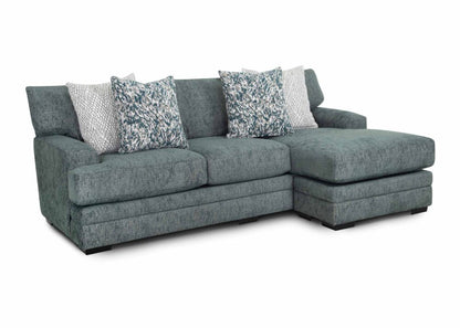 Franklin "Emerald" Sofa Chaise