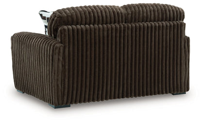 Midnight-Madness - Chocolate - Loveseat