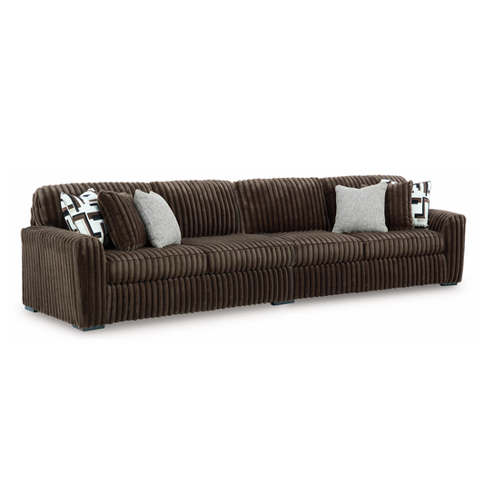 Midnight-Madness - 2-Piece Sectional - Chocolate
