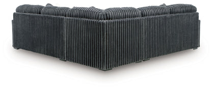 Midnight-Madness - 3-Piece Sectional - Gunmetal