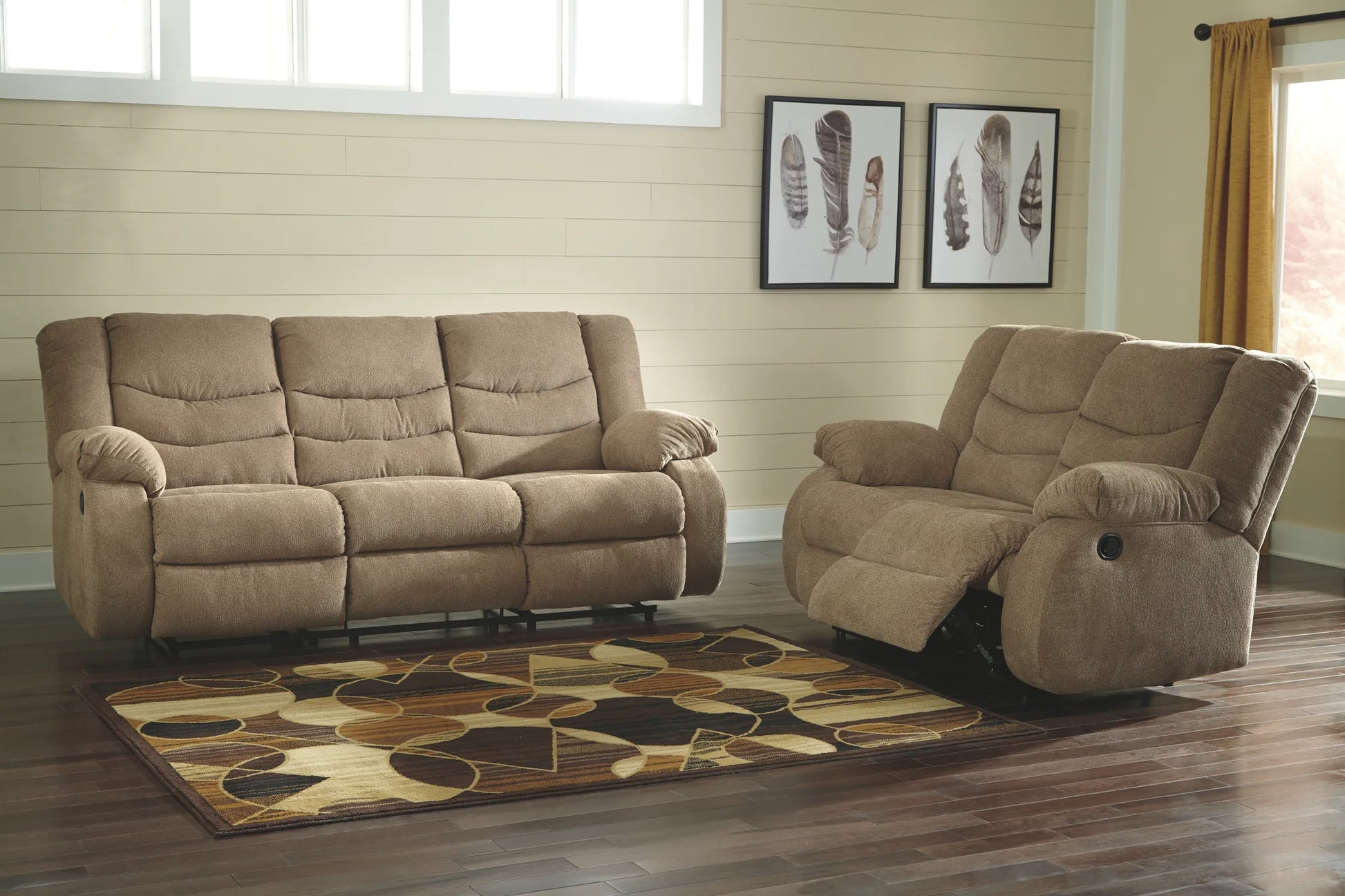 Tulen - Mocha - Reclining Sofa 3