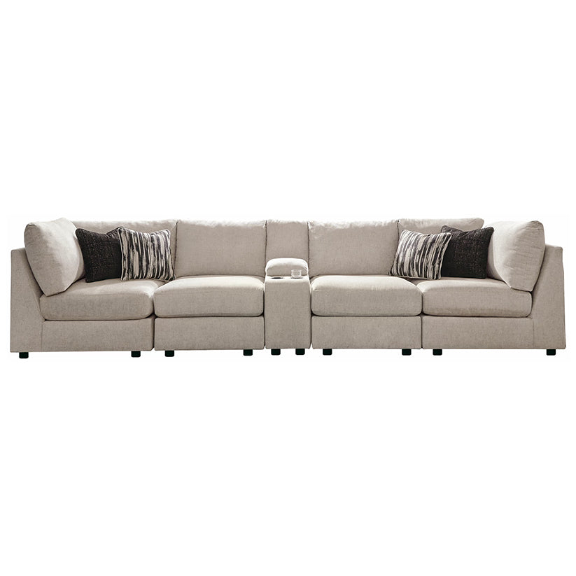 Kellway - Bisque - Wedge 5 Pc Sectional