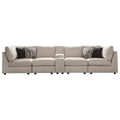 Kellway - Bisque - Wedge 5 Pc Sectional