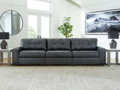 Brindley Pier - Fog - 3-Piece Sectional Sofa