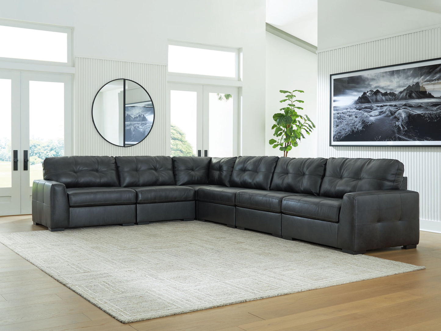 Brindley Pier - Fog - 6-Piece Sectional