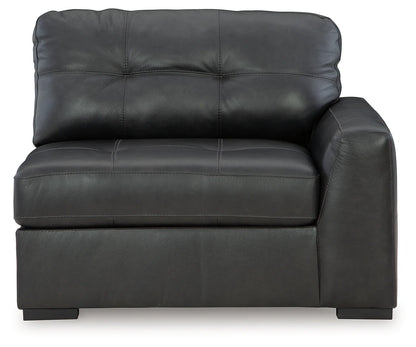 Brindley Pier - 4-Piece Sectional With Wedge - Fog